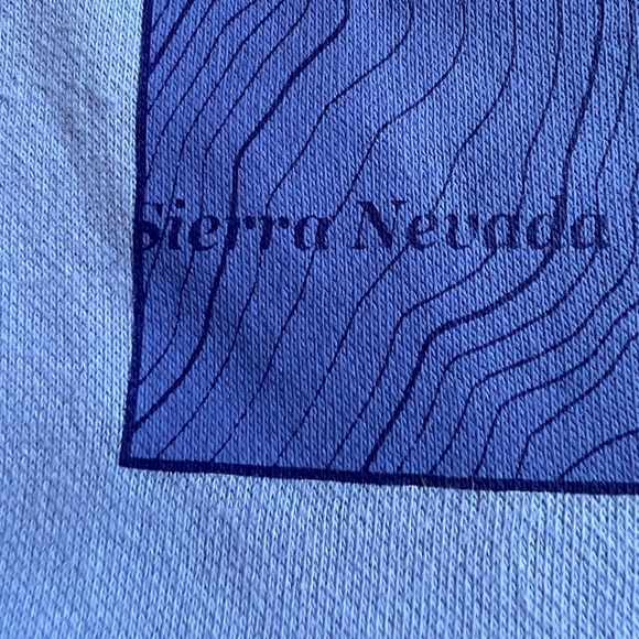 The North Face Sierra Nevada Topographical Map Pastel Purple lavender hoodie S - Picture 8 of 10